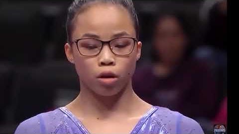 Full Twisting Double Back Dismount Off Balance Beam