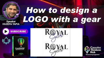 How to design a logo containing a gear | CorelDraw tutorials | Creative Thinkers Hub | Huzefa Tapia