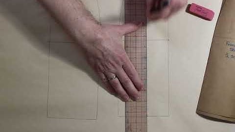 Making a two dart skirt into one dart skirt sloper