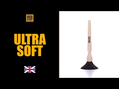 Work Stuff Detailing Brush Ultra Soft - М'який пензель для делікатного прибирання в салоні 20/23 мм, видео 1