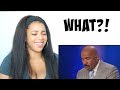 10 FAMILY FEUD PODIUM ANSWERS & MOMENTS STEVE HARVEY GOT CONFUSED OR LAUGHED OVER | Reaction