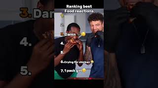 Ranking best food reactions #viral #funny #food#ranking