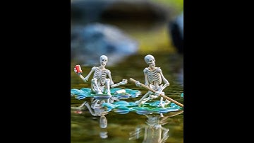 Amazing Skeletons from #bossfightstudio | #skeleton  #skeletons #lilypad #ponds #pondlesswaterfall