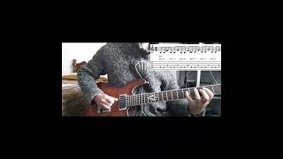 Drop-B Metal Double Pedal Economy Picked Riff (with tabs) - DP's Guitar Encyclopedia #guitarlessons