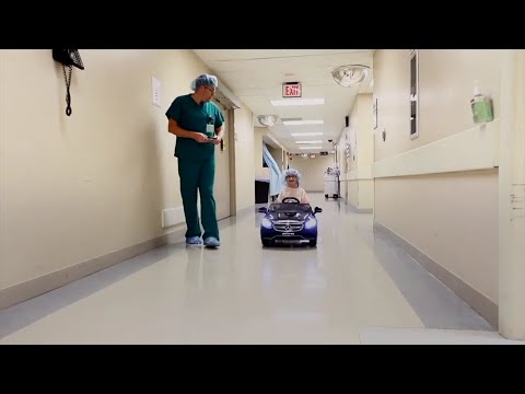 Watch a pediatric patient drive into surgery in Modesto, CA