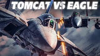 Pushing The Tomcat To The Limit | F-14B Tomcat Vs F-15C Eagle | DOGFIGHT | Digital Combat Simulator