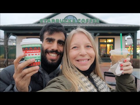 gifting my BF an APPLE WATCH + going to Starbucks for his 1st time! — Vlogmas Day 22