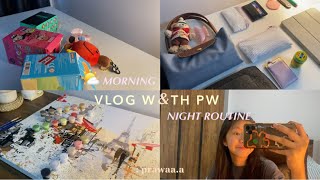 vlog with pw | morning & night routine 🥣⭐️ (new ver.)