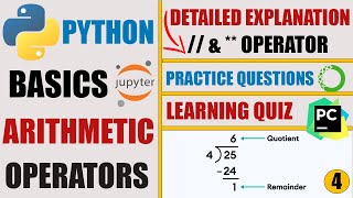 Arithmetic Operators in Python
