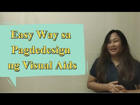 Video: Paano Gumawa Ng Isang Visual Aid