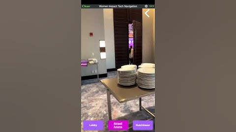 AR Augmented Reality Demo - Directions to a Conference Room