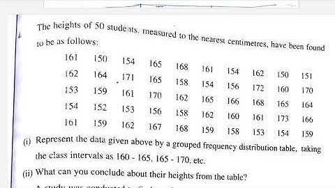 Statistics class 9th