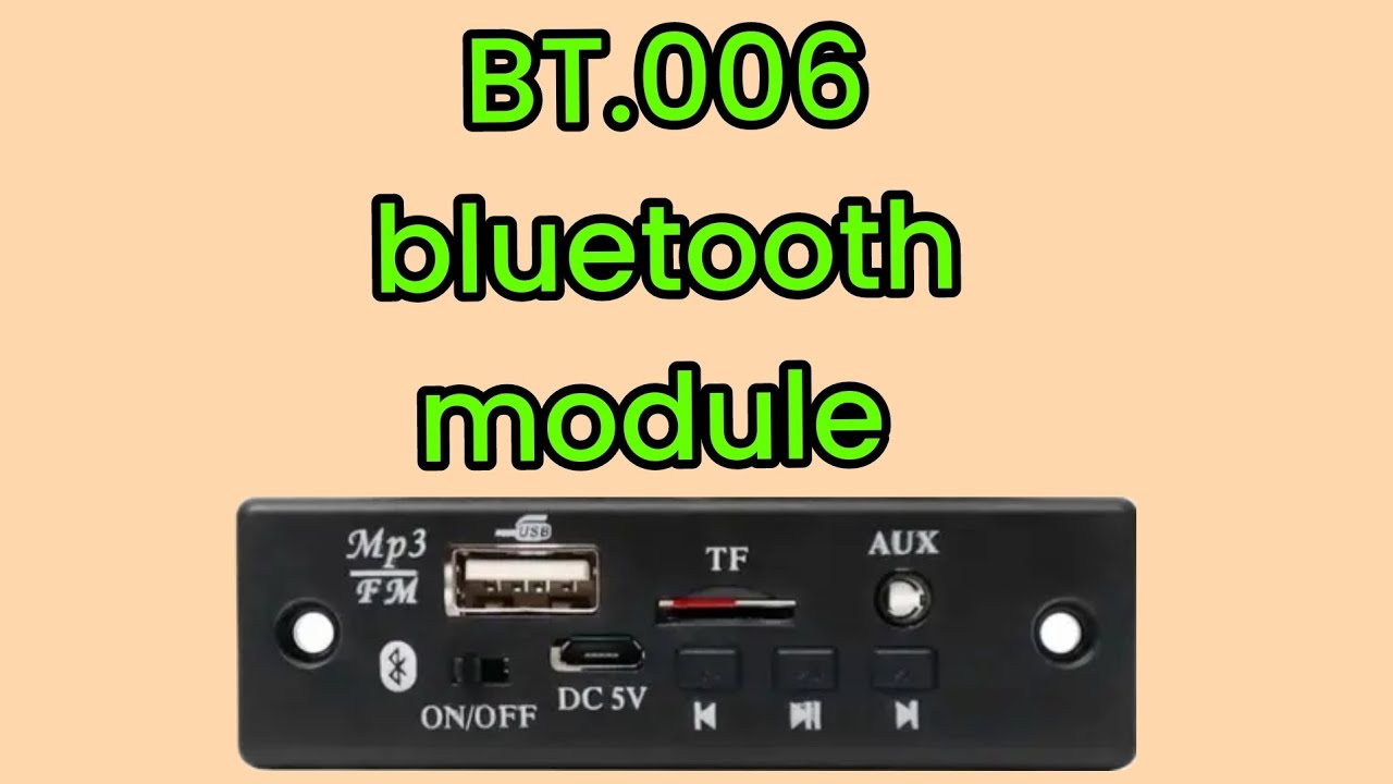 BT006# Bluetooth module chargibal cessation