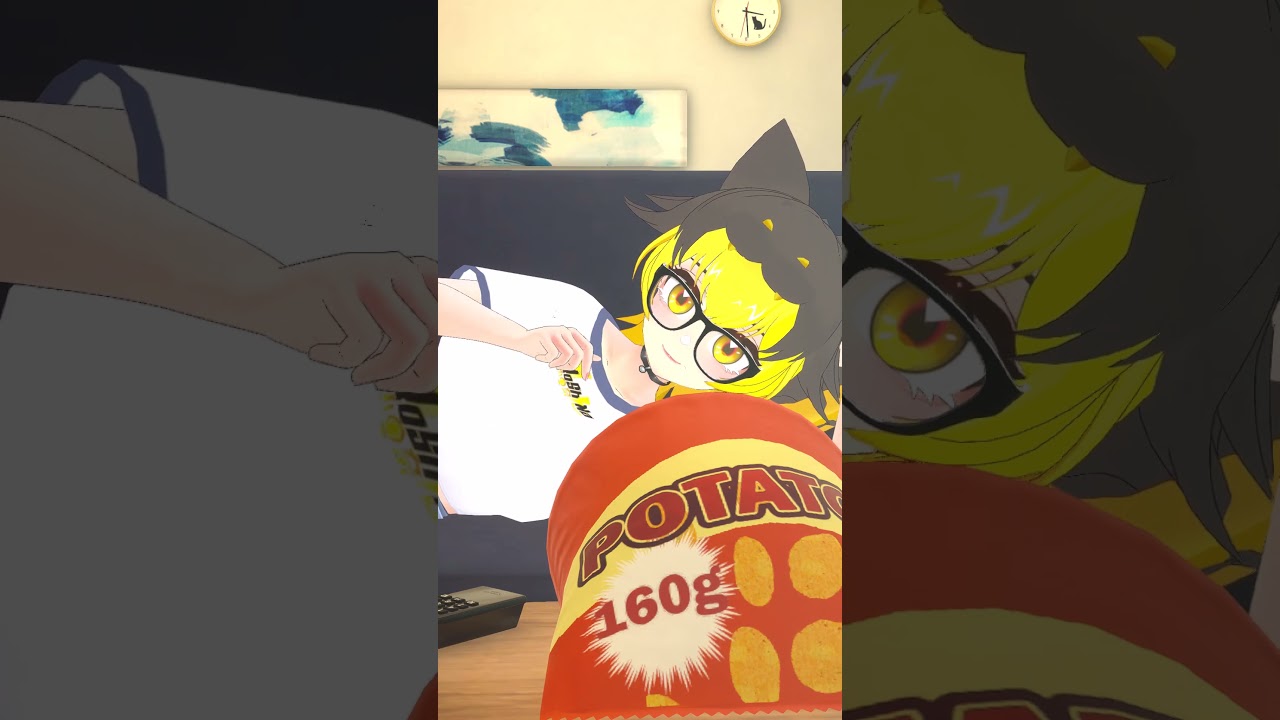 【VARKSHORTS】POTATO CHIPS🥔 【KoShiNa】#pvevtuber #vtuber #varkshorts #vroid #shorts | MYViki