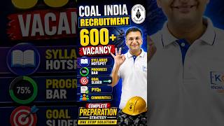 Coal India Recruitment Computer Science Vacancies & Best Preparation Strategy #coalindia