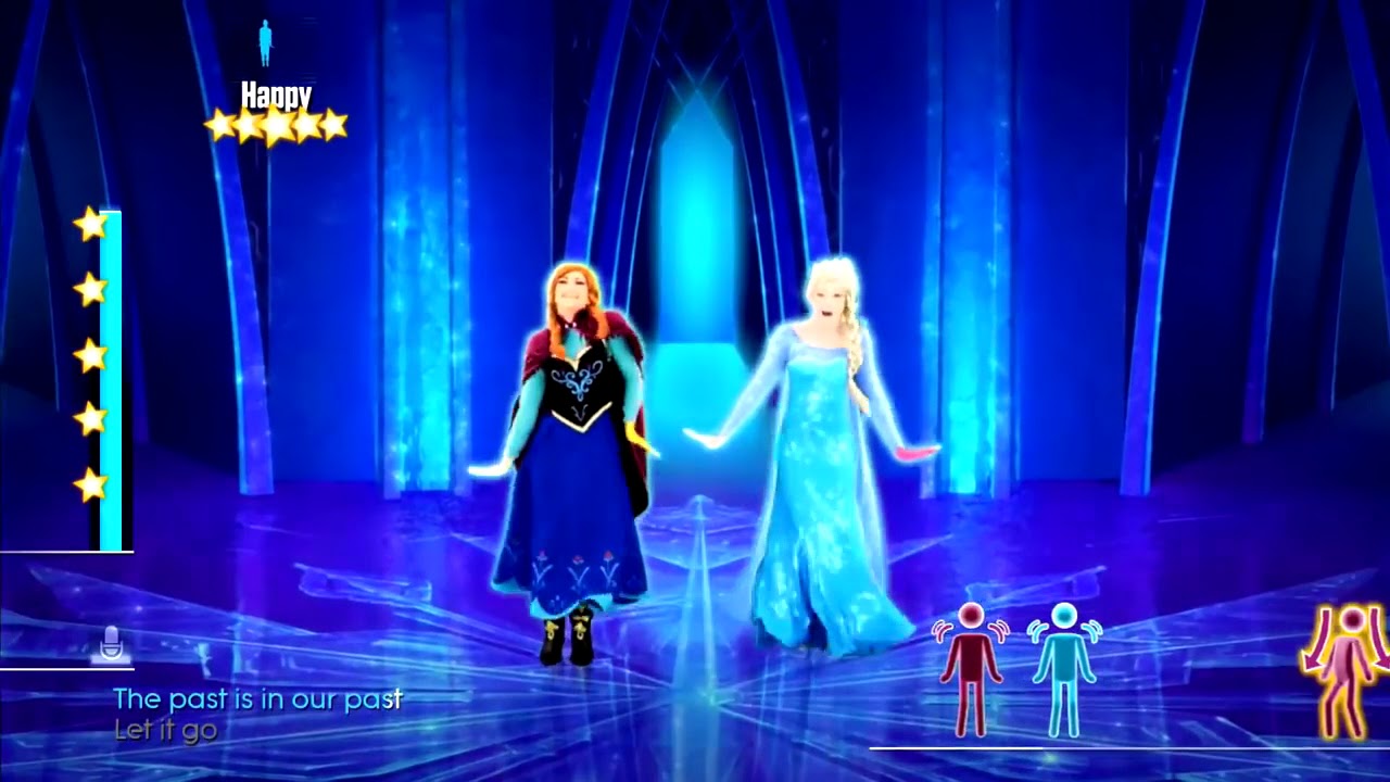 Disney Frozen Let It Go In Just Dance Games Disney Princess Anna Elsa Youtube