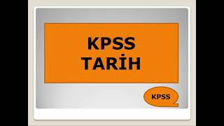 Kpss Tari̇h 15 Kpss Li̇sans-Önli̇sans-Ortaöğreti̇mkpss Tari̇h,Tarih Kpss,Kpss 2022,Soru Cevaplari,Kpss