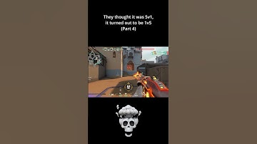 POV: They thought it was 5v1… it was 1v5 💀🔥 (Part - 4) | Valorant Shorts