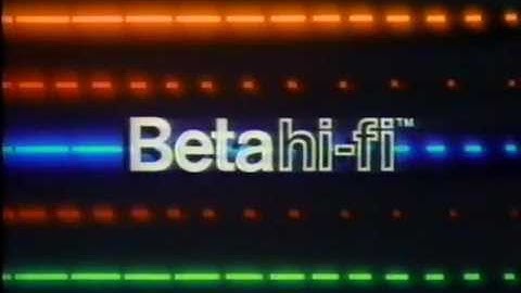 1983 Sony Beta hi-fi Demonstration - Second Version