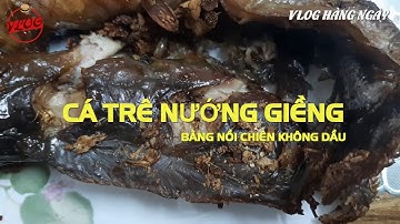 CÁ TRÊ NƯỚNG RIỀNG BẰNG NỒI CHIÊN KHÔNG DẦU | MÓN NGON MỖI NGÀY MÀ DỄ LÀM | VLOG HÀNG NGÀY