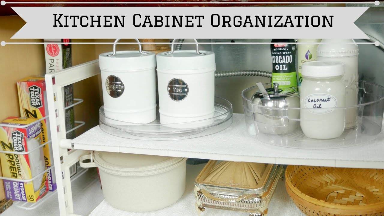 NEW! Kitchen Cabinet Organization