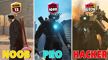Brawl Stars RANK UP Skibidi Toilet "Evolution Cameraman" | NOOB VS PRO VS HACKER