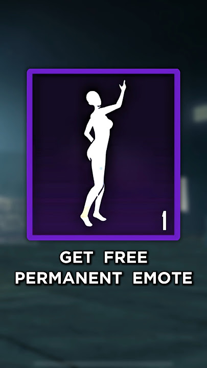 Free Permanent Emote 😍 #pubgmobile #pubg #pubgm