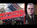 Gen. Milley RESPONDS To Trump Coup Attempt, ‘Military Will NEVER Get Involved’ In Politics