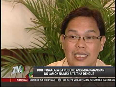 DOH Secretary Enrique Ona campaigns against Dengue