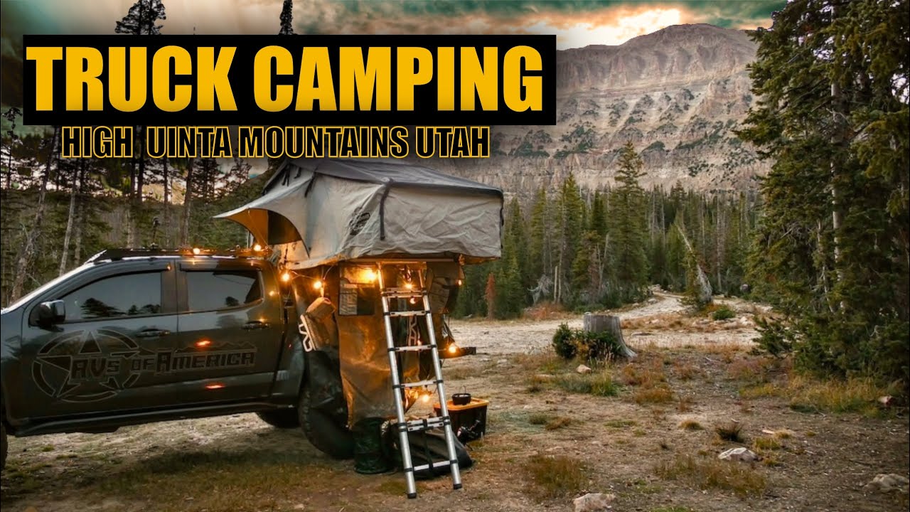 4k RELAXING SOLO Truck CAMP Utah | SEMA Overland chevy colorado 2017 ...