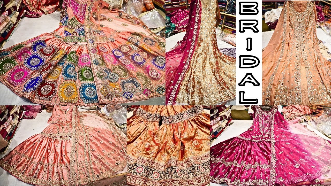 Latest Lucknowi Zardozi Dabka Work Bridal Gharara | Handwork Gowns Dress