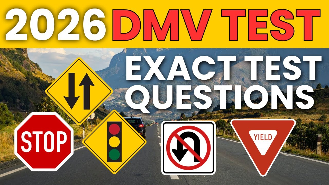 DMV Test 2026 – REAL Questions They’re Using Right Now - YouTube