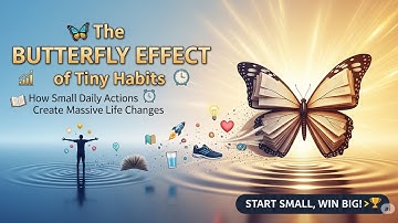 🦋 The BUTTERFLY EFFECT of HABITS: How Tiny Changes Create Massive Results