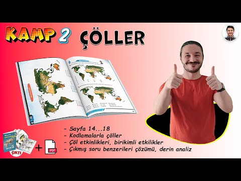 🌎 Dünya ÇÖLLER Harita Bilgisi Çalışması 📌KAMP-2 (Kodlamalarla)