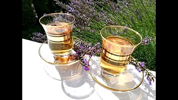 Чёрный чай с лавандой(Lavandula angustifolia).Как приготовить лавандовый чай ? Очень просто.