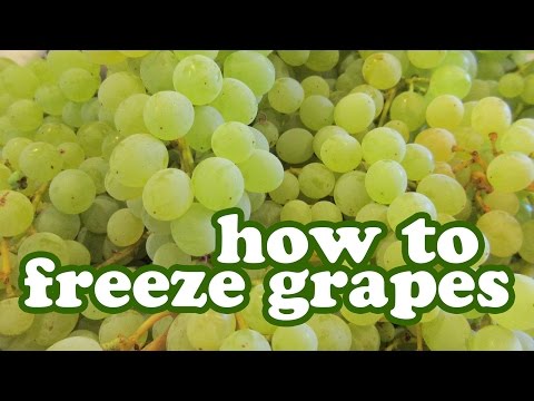 Video: How To Freeze Grapes