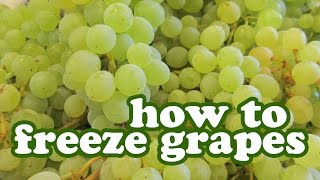 How to Freeze Grapes - How to Store Grapes in Freezer - How to Preserve Grapes - HomeyCircle