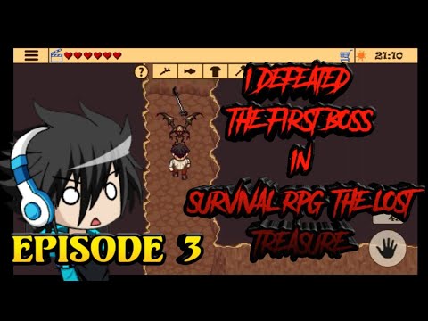 Survival Rpg- Lost Treasure Adventure retro 2d|| First EPIC BOSS FIGHT!