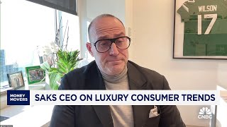 Saks CEO Marc Metrick: Online and in-person traffic flat relative to last year