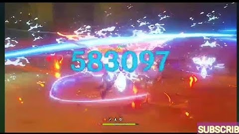 Genshin Impact - Tartaglia Lv. 90 Elemental burst Showcase vs Perpetual mechanical array