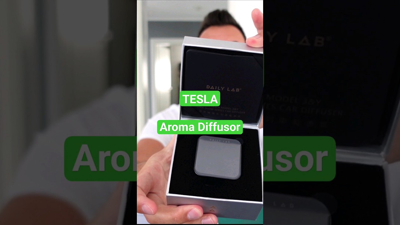 Tesla Aroma Diffusor DAILY LAB für Tesla Model Y und 3 - herrlicher Duft im  Auto #Shorts 