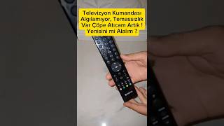 Tv kumandası çalışmadığında çözümü gayet basittir, yenisini almanıza gerek yok.#tv #fyp