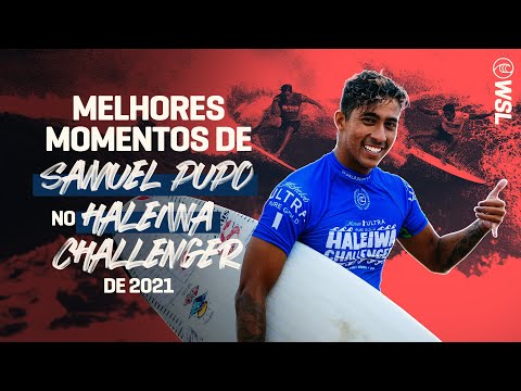 OS MELHORES MOMENTOS DE SAMUEL PUPO EM HALEIWA EM 2021 - WSL Brasil