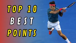 TOP 10 MEJORES Puntos en el Tenis (DE LA HISTORIA)