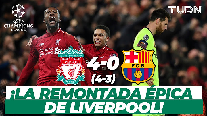 ¡QUÉ PARTIDAZO! Regresa la Champions League y recordamos el Barcelona vs Liverpool | TUDN