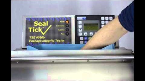 Non destructive, dry leak test of delicate food packages