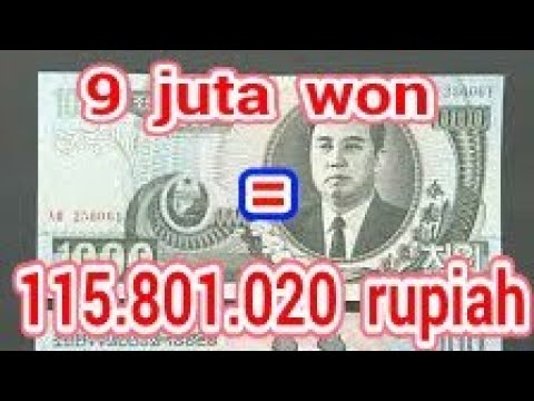 Terungkap 9 Juta Won Berapa Rupiah Youtube
