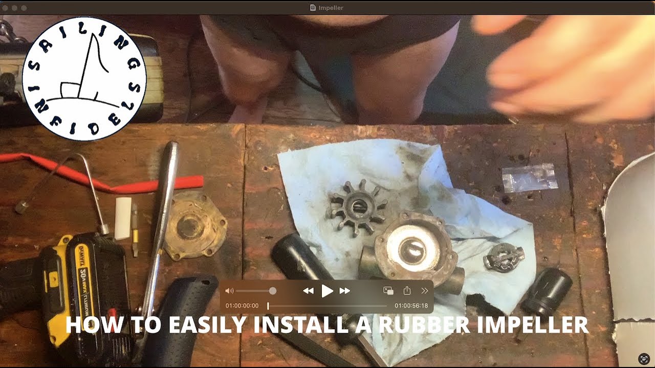 How to Easily Install a Rubber Impeller in Your Raw Water Pump #shorts