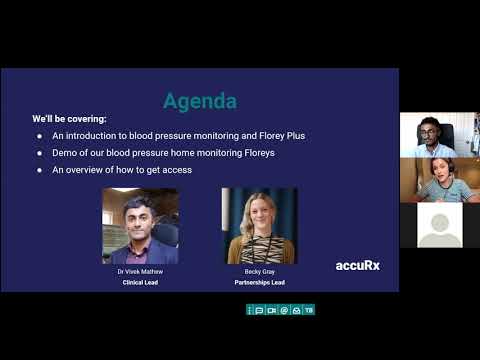 accuRx Blood Pressure Home Monitoring Florey Webinar