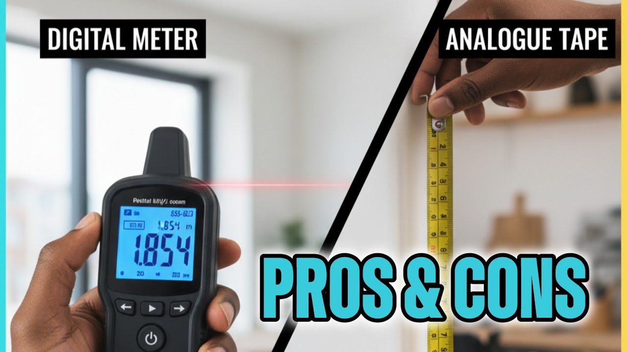 Digital Metres vs Analogue Tape Measures: Which one Should You Buy First